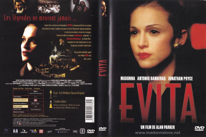 1996 Evita - Barcode 3475001007704 - France