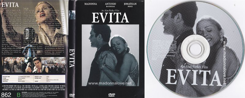 1996 Evita - Cat.Nr. 862 - Holland (On the back and on the disc NOT FOR SALE)