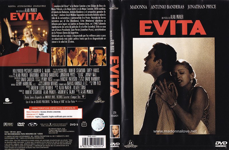 1996 Evita - Cat.Nr. Z5 40201 - barcode 8422397402014 - Spain