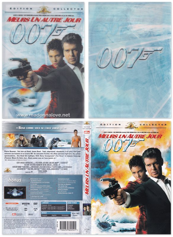 2002 Die another day - James Bond (Meurs Un Autre Jour - Edition Collector DVD PVC Case in a Glitter Cover) - Cat.Nr. 23751 48 Z7 - France