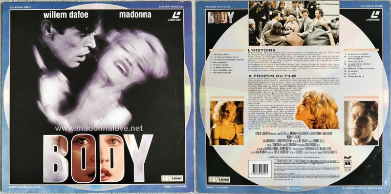 1993 - Body (Body of evidence) Laserdisc - Cat. Nr. 356104 - France