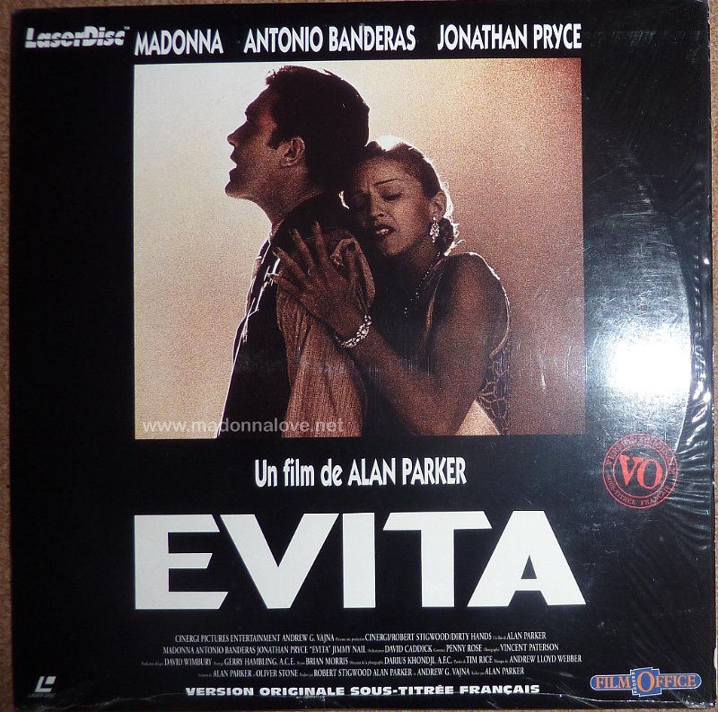 1996 - Evita Laserdisc - Cat. Nr. EDV3 - France