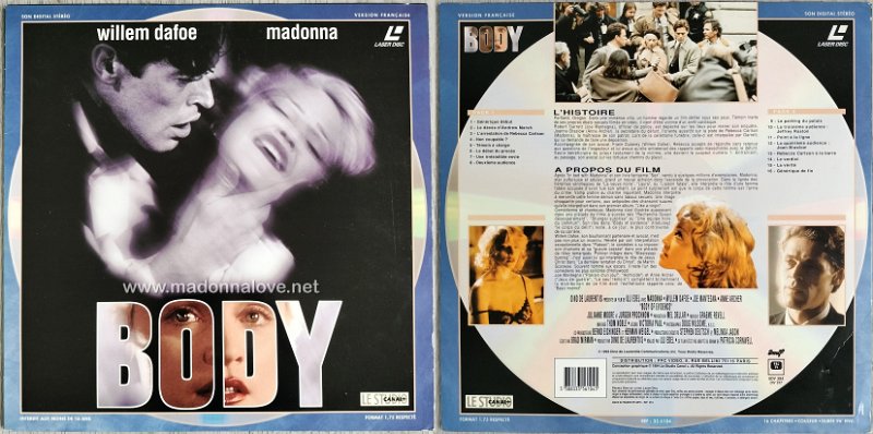 Body (Body of evidence) 1993 Laserdisc - Cat. Nr. 356104 - France