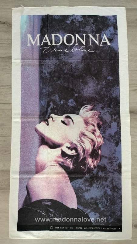 1986 - True blue official USA Boy Toy 100% cotton beach towel