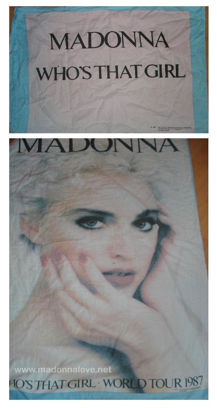 1987 - Who's that girl official bed cover