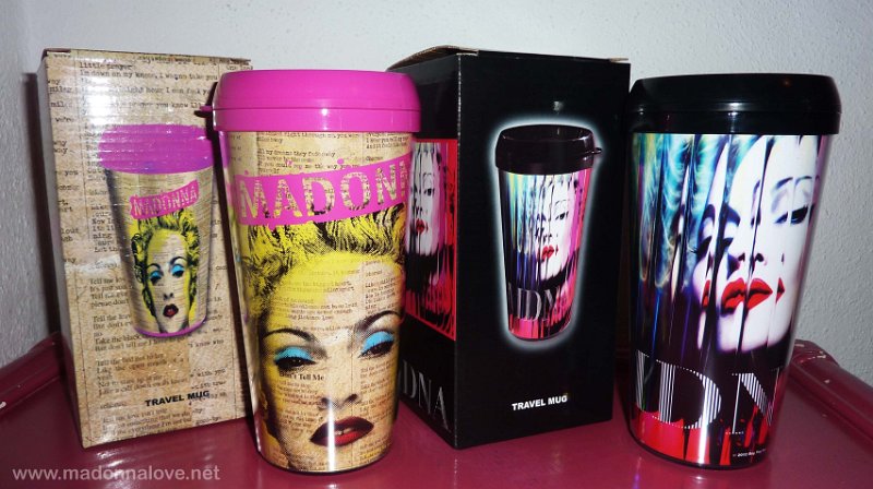 2012 - Celebration & MDNA travel mugs