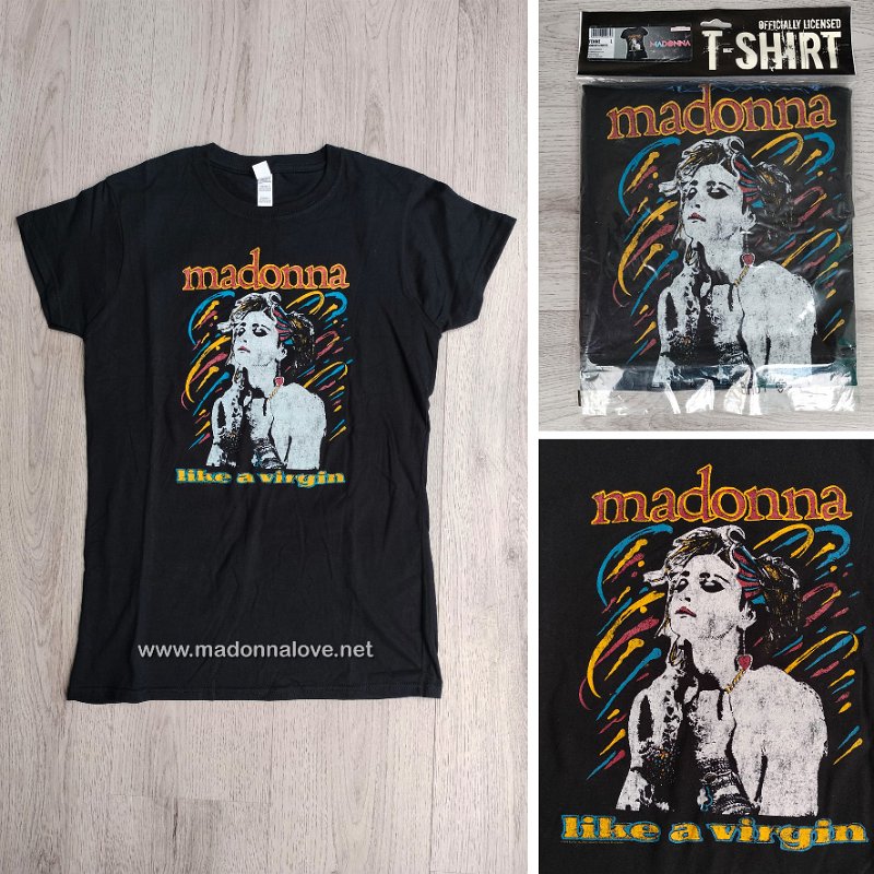 Official Live Nation lisenced T-shirt Like a virgin photo (sold in FNAC stores)