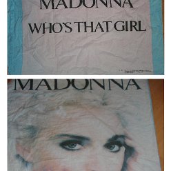 1987 - Who's that girl official bed cover