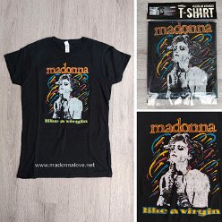 Official Live Nation lisenced T-shirt Like a virgin photo (sold in FNAC stores)