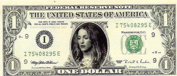 Dollar bill Ray of light 1998
