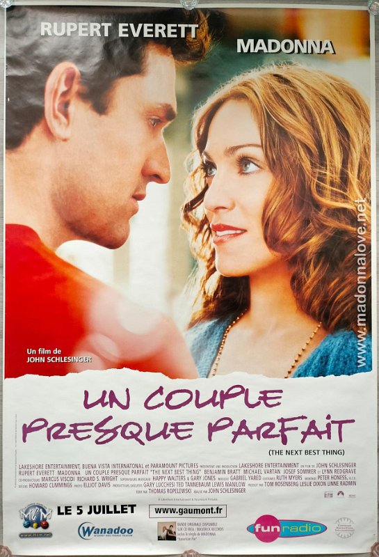 2000 The next best thing cinema promotional poster France 120 x 175 cm