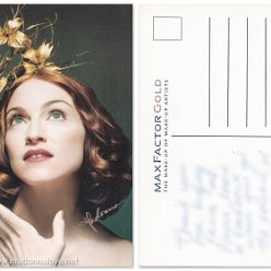 1999 - Maxfactor promotional postcard (3)