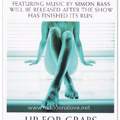 2002 - Ub for grabs promotional flyer (limited edition soundtrack)