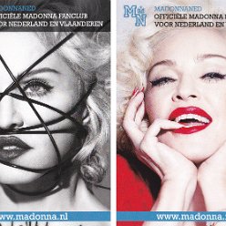 2015 - MadonnaNed postcards Rebel Heart releaseparty