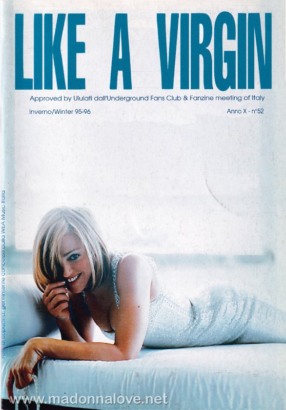 Like a virgin fanzine - nr 52 - Winter 1995 - 1996