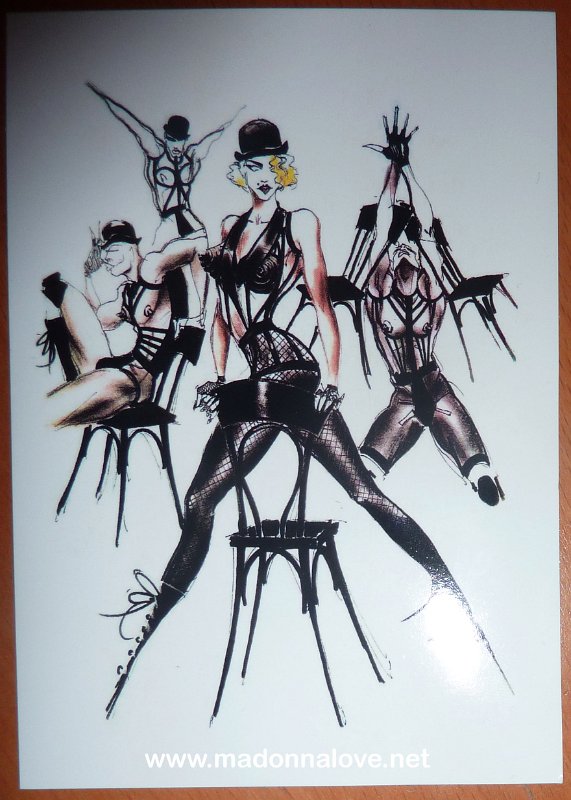 The fashion world of Jean Paul Gaultier Madonna postcard