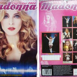 2014 Unofficial Madonna calendar 2014 - ISBN unknown