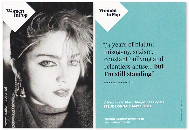 Unofficial postcard (109 - Women in Pop magazine)