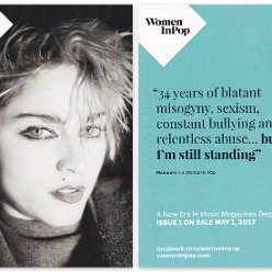 Unofficial postcard (109 - Women in Pop magazine)