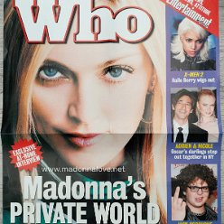 2003 Who magazine promotional poster