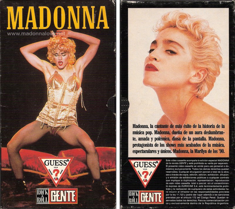 1993 Gente Madonna Rock & Roll - Argentina