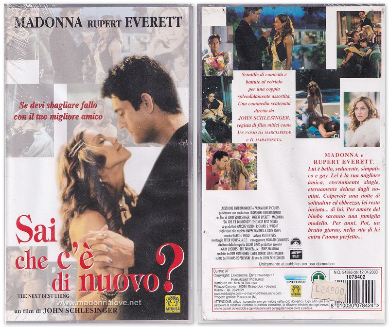 VHS 2000 The next best thing (Sai che c'e di nuovo) - Cat.Nr. 8010020078424 - Italy