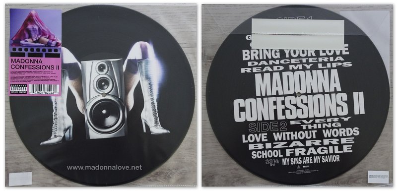 2026 CONFESSIONS II (Vinyl Picture Disc Online D2C exclusive (Madonna.com) - Cat. Nr. 93624822431 - Czech Republic