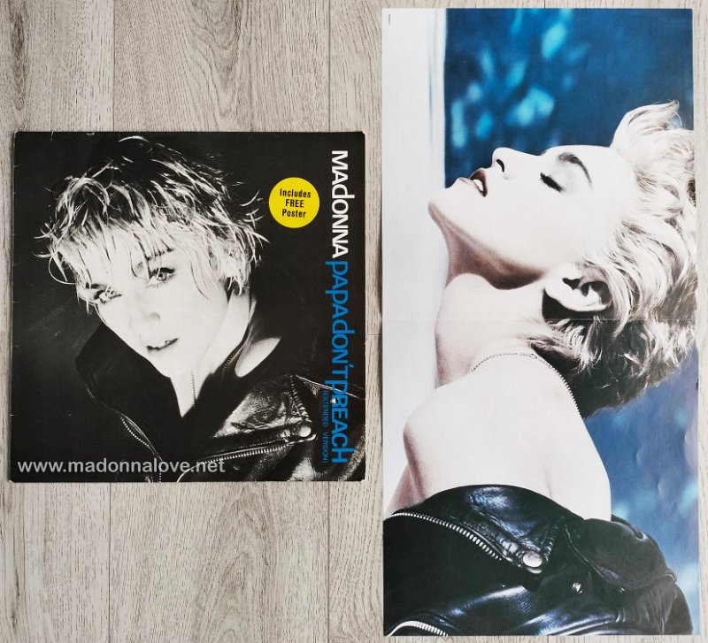 1986 Papa don't preach (includes free poster) - Cat.Nr. 920 503-0 - Germany (Alsdorf on runout groove)