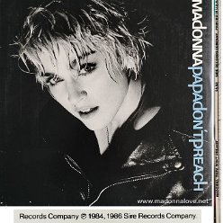 1986 Papa don't preach - Cat.Nr. 9 20492-0 - USA (Made in USA back + Cat. Nr. 9 20492-0 on side cover)