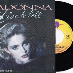 1986 Live to tell - Cat.Nr. 92 8717-7 - France (Different artwork cover + SACEM on record label)