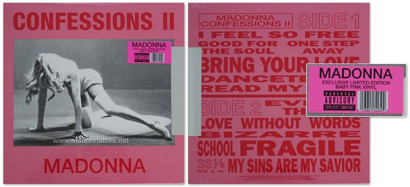 2026 CONFESSIONS II (Exclusive Limited Edition Baby Pink Vinyl) - Cat.Nr. 93624822509 - Czech Republic