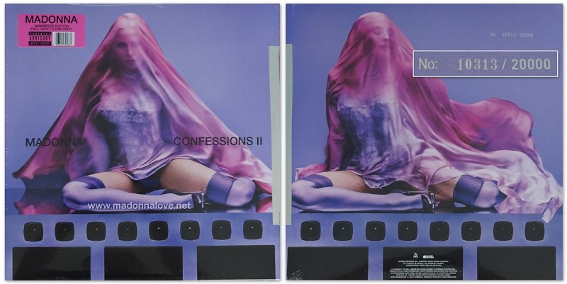 2026 CONFESSIONS II (Numbered Deluxe 2LP Set exclusive clear vinyl - nr 10313) - Cat.Nr. 93624820833 - Czech Republic