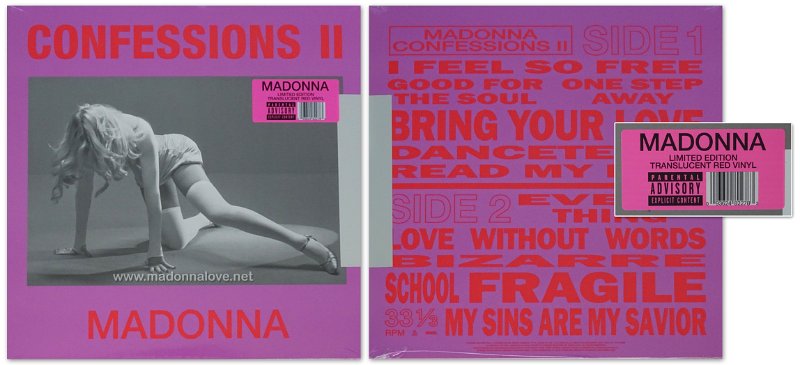 2026 CONFESSIONS II (Standard Translucent Red Vinyl) - Cat.Nr. 93624822783 - Czech Republic