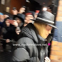 Madonna Artist Exit London Palladium - 09-02-2020(3)