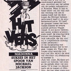 1984 - March - Hitkrant - Holland - Madonna sukses in het spoor van Michael Jackson