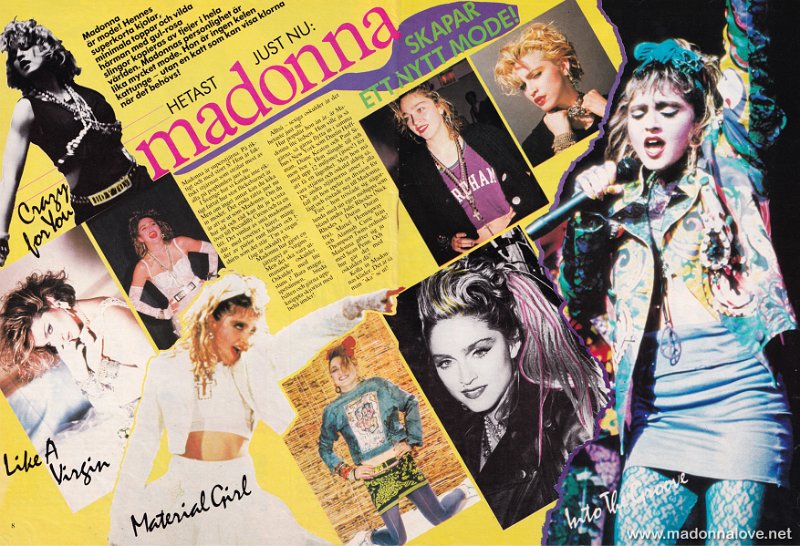 1985 - Unknown month - Frida - Sweden - Hetast just nu - Madonna