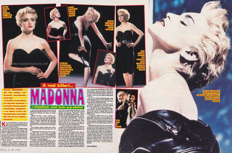 1986 - Unknown month - OKEJ - Sweden - A real killer! Madonna