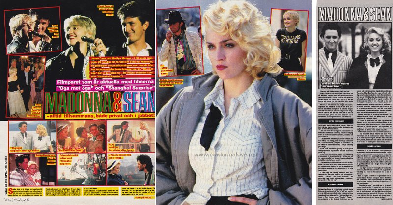 1986 - Unknown month - OKEJ - Sweden - Madonna & Sean - altid tilsammans