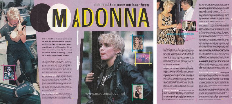 1986 - Unknown month - Taper - Holland - Madonna niemand kan meer om haar heen