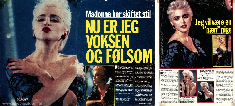 1986 - Unknown month - Unknown magazine - Denmark - Nu er jeg voksen og folsom