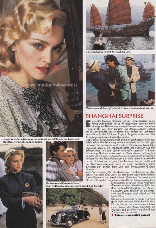 1986 - Unknown month - Unknown magazine - Germany - Shanghai surprise