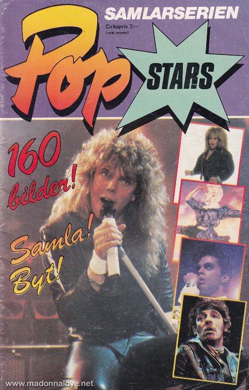 1987 - Unknown month - Samlarserien Pop stars - Sweden - 160 bilder! Samla! Byt!