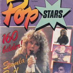 1987 - Unknown month - Samlarserien Pop stars - Sweden - 160 bilder! Samla! Byt!
