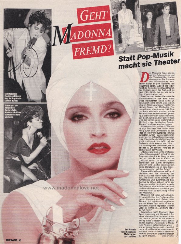 1988 - Unknown month - Bravo - Germany - Geht Madonna fremd