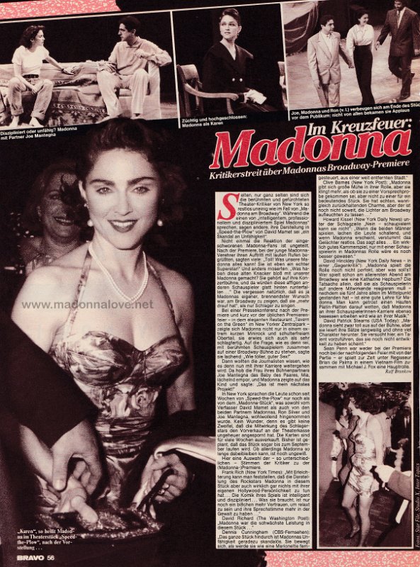 1988 - Unknown month - Bravo - Germany - Im kreuzfeuer - Madonna