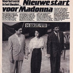 1988 - Unknown month - Unknown magazine - Holland - Nieuwe start voor Madonna