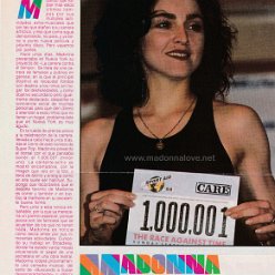 1988 - Unknown month - Unknown magazine - Spain - Madonna corre contra el tiempo