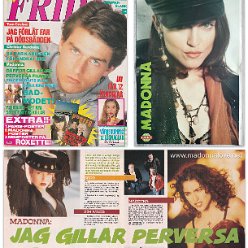 1989 - Unknown month - Frida - Sweden - Madonna - Jag gillar Madonna perversa filmer!!