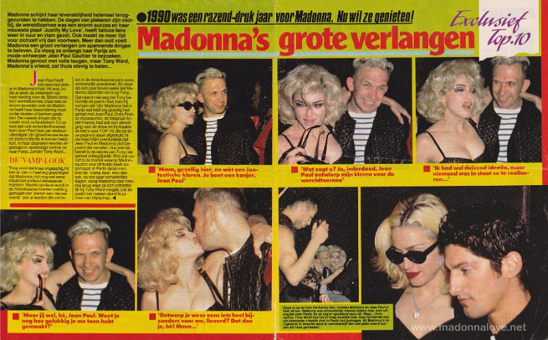 1990 - December - Top 10 - Holland - Madonna's grote verlangen