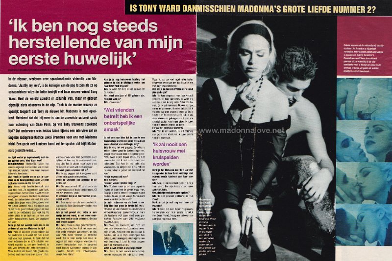 1990 - December - Unknown magazine - Holland - Ik ben nog steeds herstellende